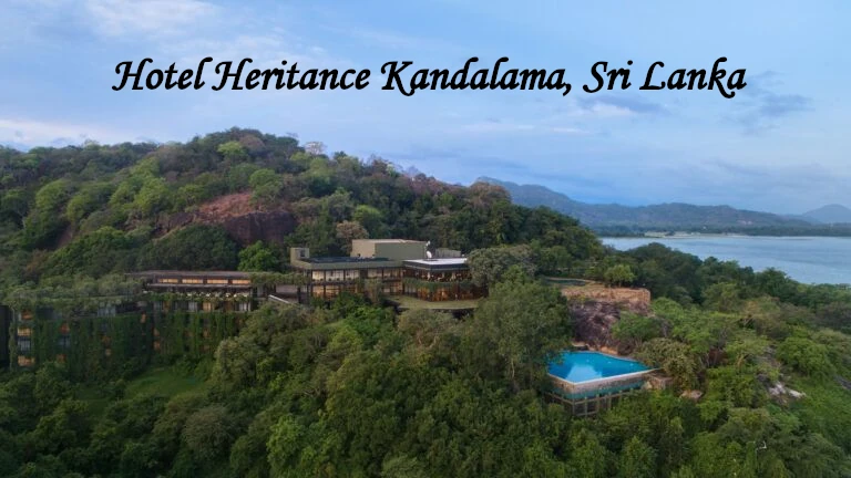 Scenic view of Heritance Kandalama surrounded by nature for a Sri Lanka Honeymoon Itinerary