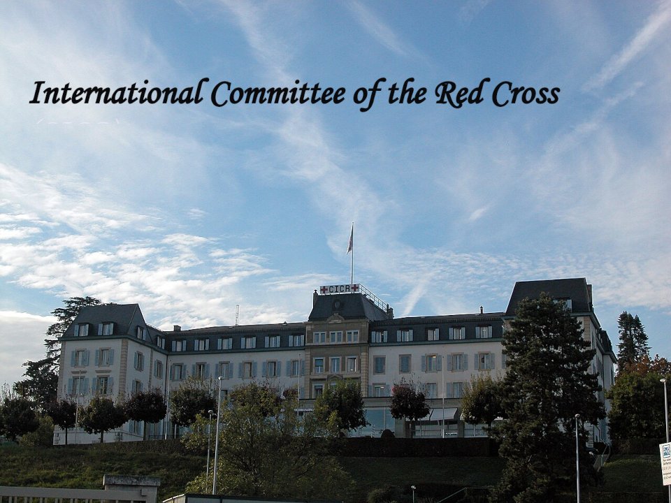 International Red Cross and Red Crescent Museum entrance in Geneva