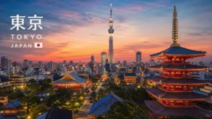 Top Tokyo tourist places including iconic landmarks and vibrant cityscape