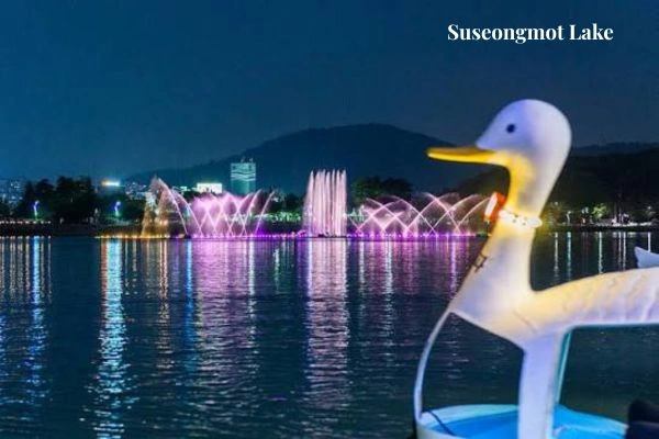Suseongmot Lake boardwalk and lakeside cafés — one of the top 10 places you must visit in Daegu