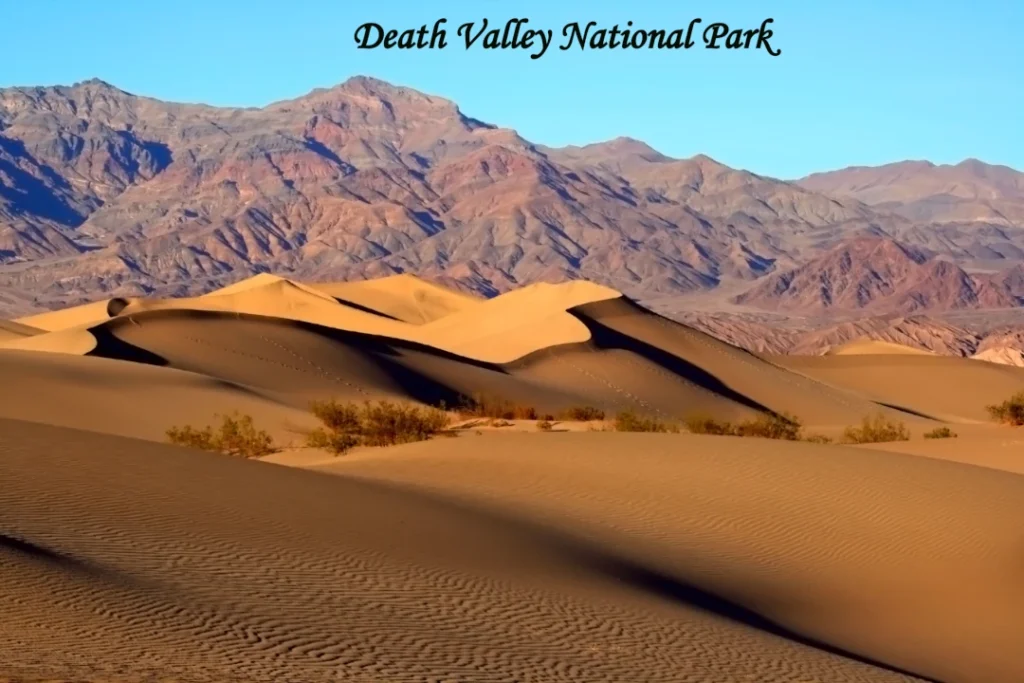California Tourist Places 2026 – Death Valley National Park sand dunes